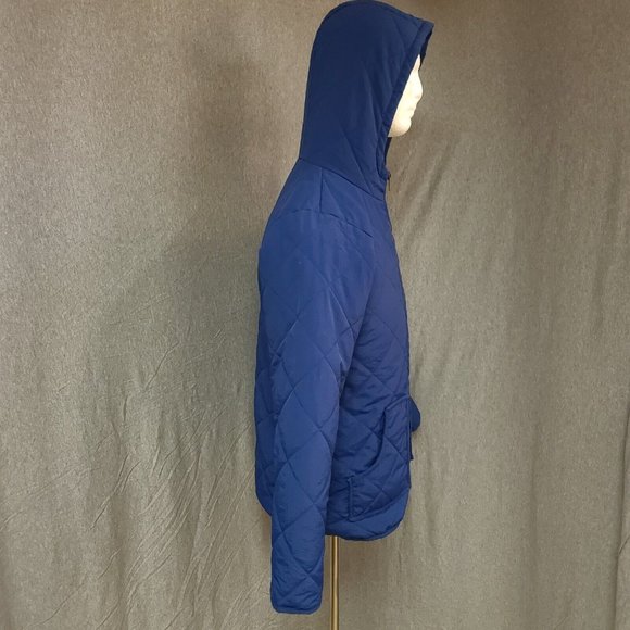 Vtg Polar King By Key Mens Large Reg Blue Full Zip Quilted Workwear Lined Jacket - Picture 16 of 16